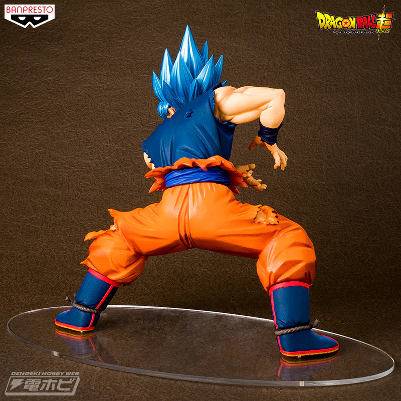 Figura Dragon Ball Super - Goku blue Kaioken Maximatic Especial