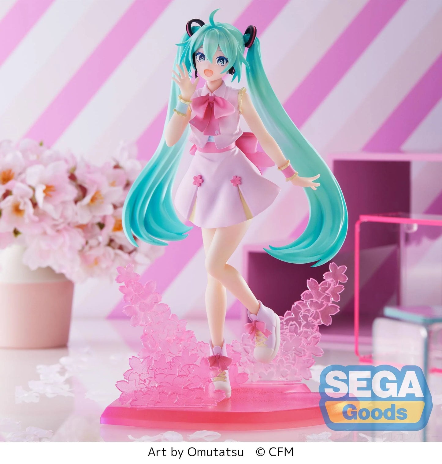 Figura Hatsune Miku Luminasta " Sakura Miku " Omutatsu