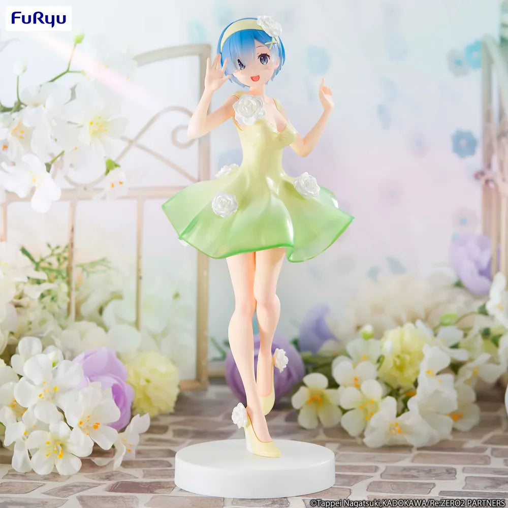 Figura Re:ZERO Trio-Try-iT - Rem Flower Dress-