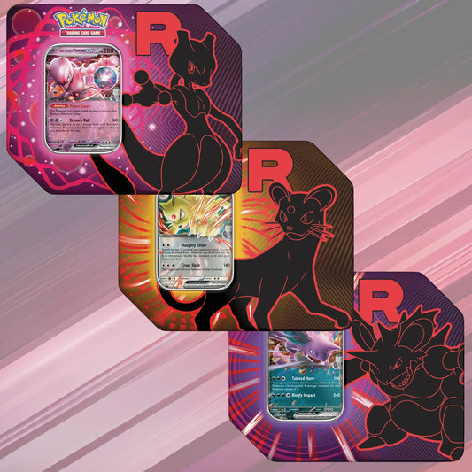 Lata Pokemon Destined Rivals — Team Rocket Tin