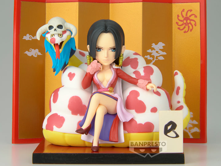 Figura WCF de One Piece World Log Stories Special Boa Hancock y Salomé