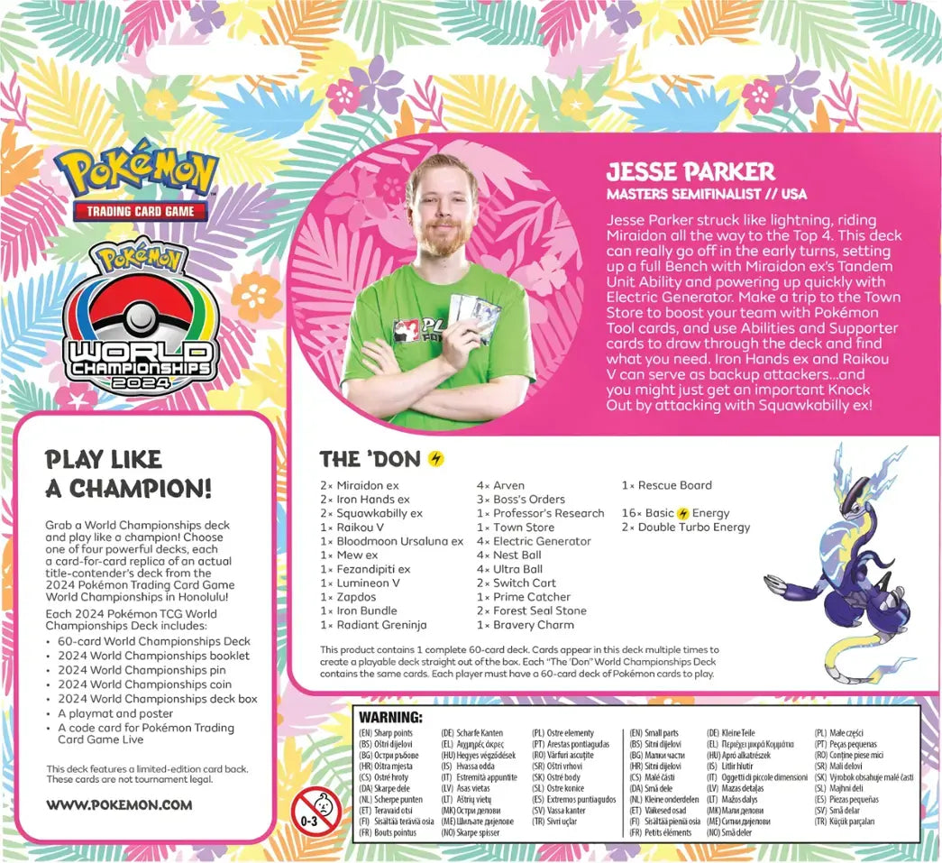 Mazo Pokemon World Championship Deck 2024