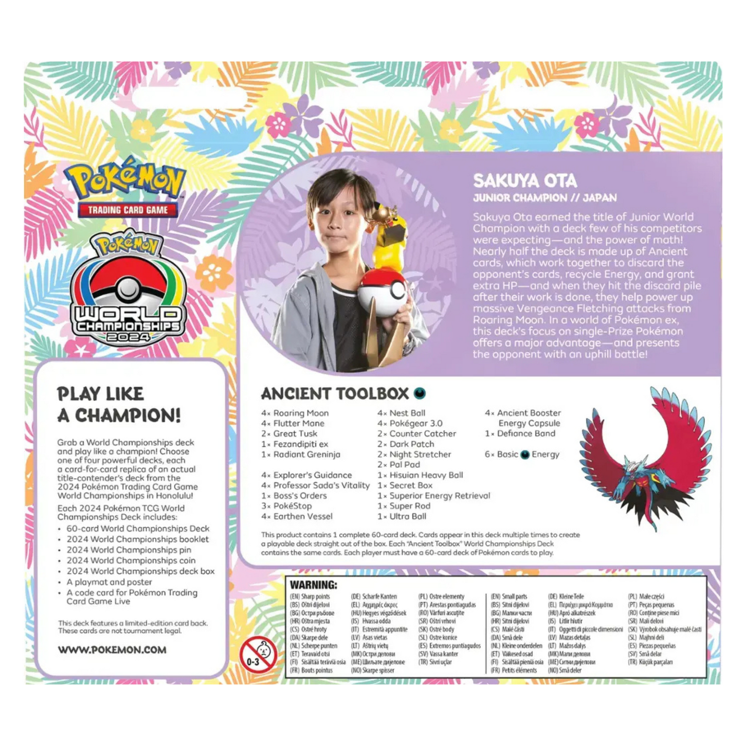 Mazo Pokemon World Championship Deck 2024