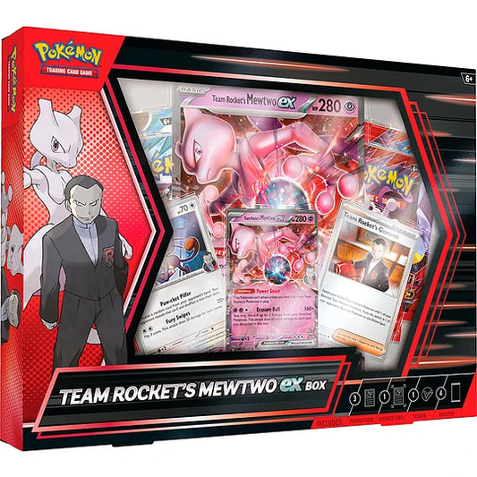 Set Pokemon Team Rocket’s Mewtwo ex Box ESPAÑOL