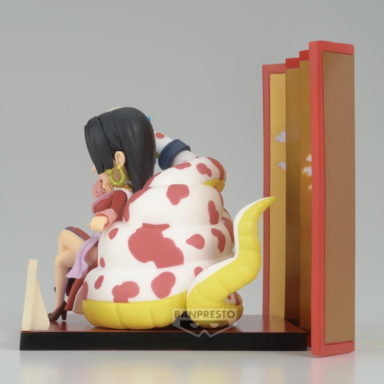 Figura WCF de One Piece World Log Stories Special Boa Hancock y Salomé