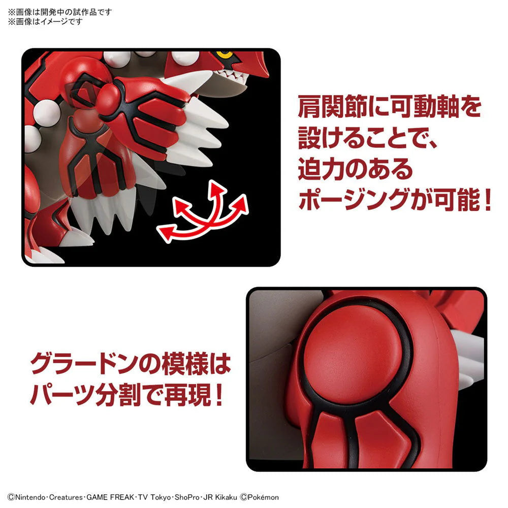Model Kit Groudon Pokemon