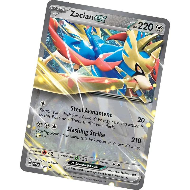 La Lata Leyendas Afiladas de JCC Pokémon Español Zacian