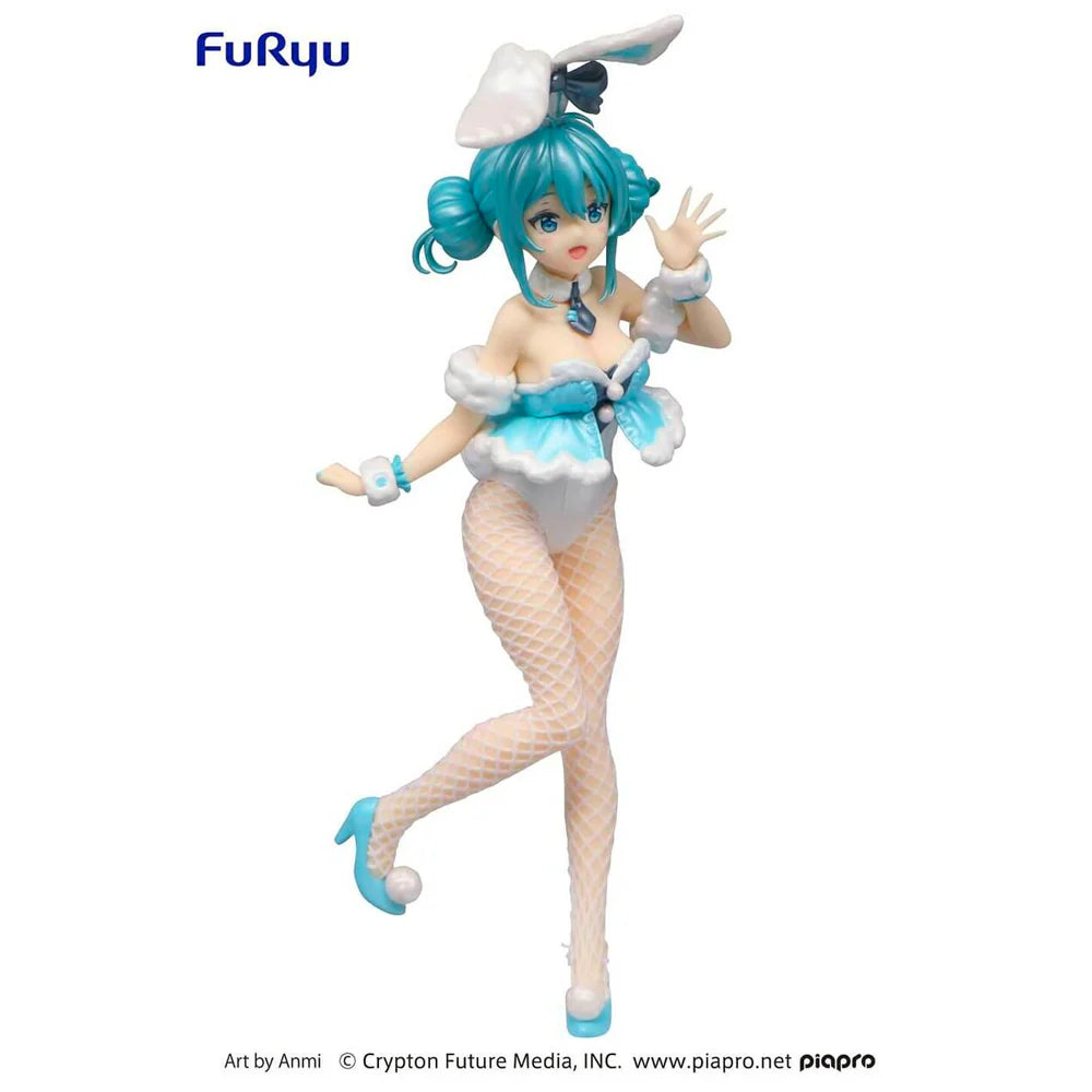 Figura FuRyu: BiCute Bunnies - Hatsune Miku White Rabbit Pearl Color Ver.