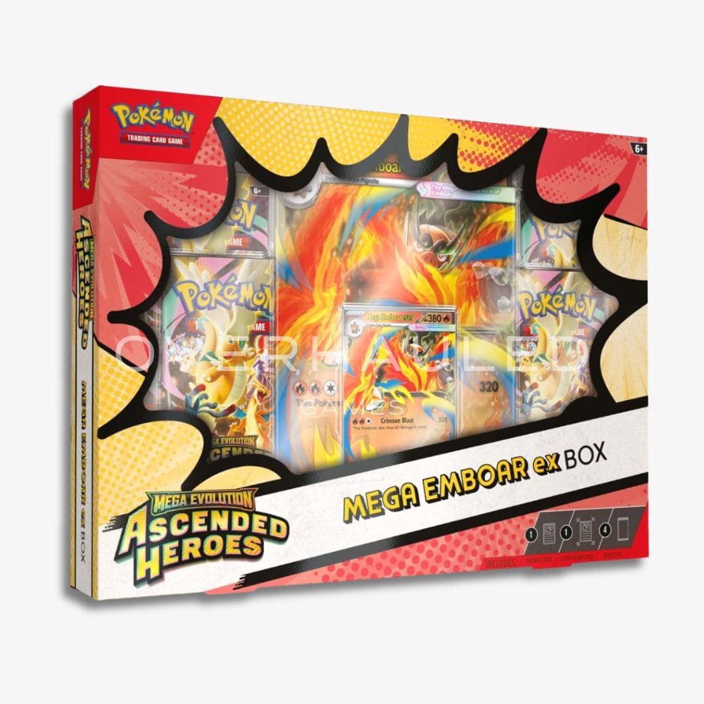 Pokemon TCG: Mega Evolution – Ascended Heroes Mega Emboarex Box Español