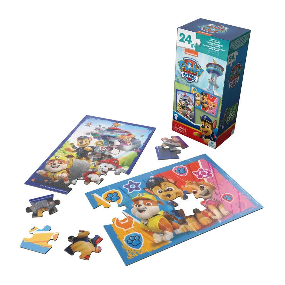 Puzzle Rompecabezas Paw Patrol 3D – 2 Unidades 24 Piezas