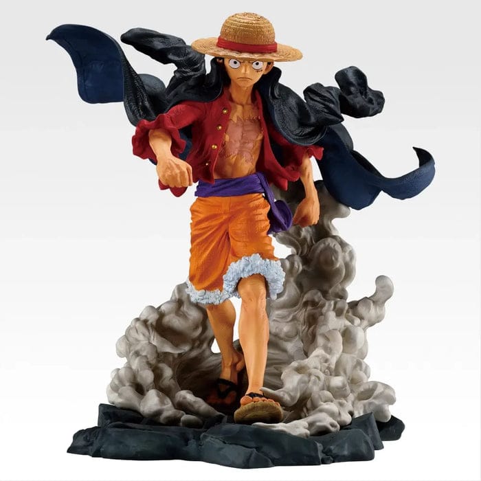 FIGURA ICHIBAN KUJI ONE PIECE MONKEY D. LUFFY RECUERDOS DE AVENTURA Y VIAJE AL FUTURO - UNA ESTATUA DE MONKEY D. LUFFY CON ALMA