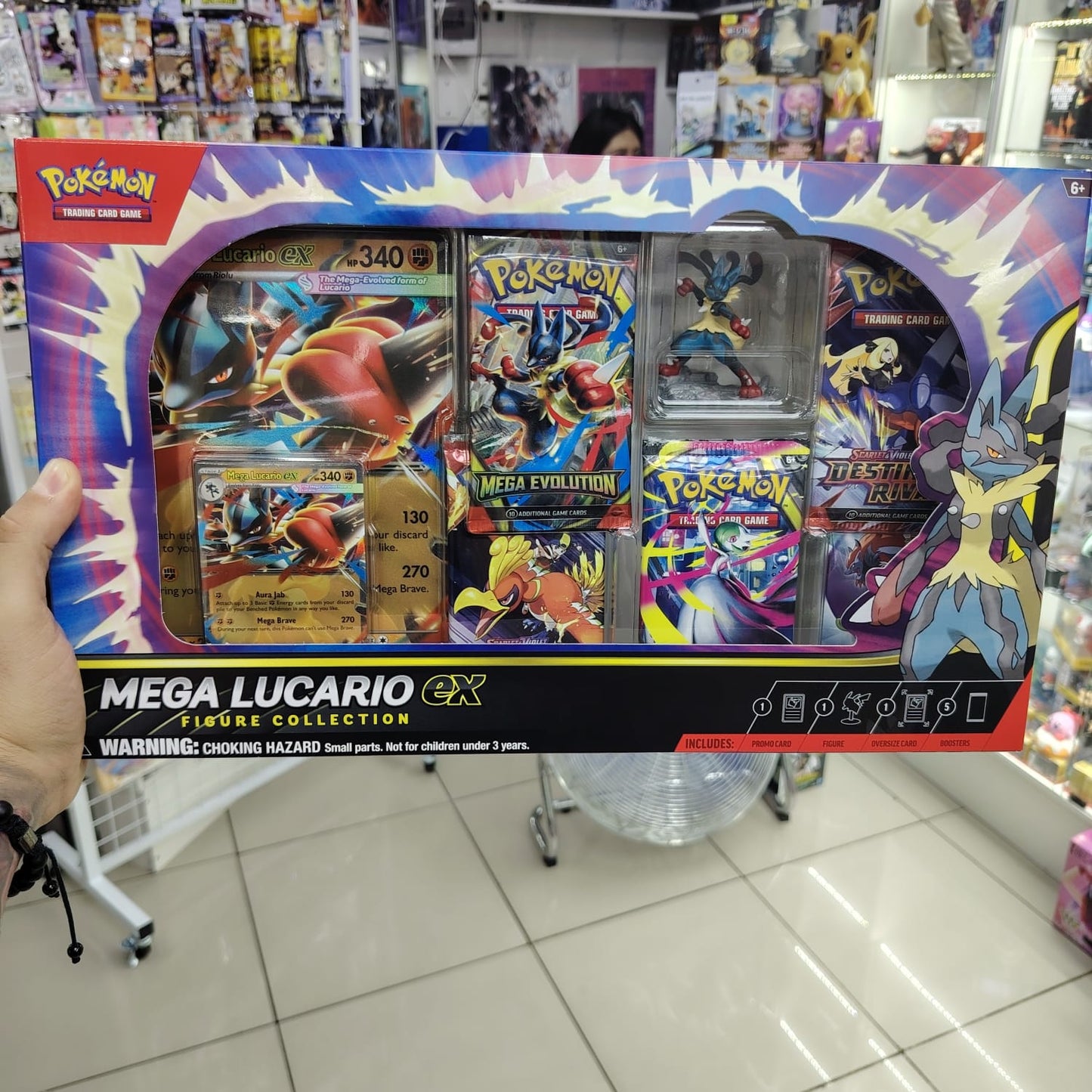 Set de Cartas Pokemon Mega Lucario