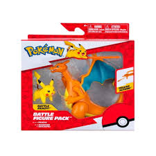 Figura Pokemon Charizard y Pikachu Battle