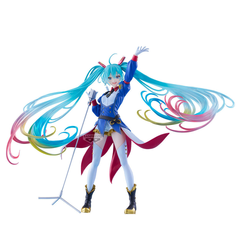 Figura Banpresto Evolve Gundam Collaboration Miku 45th Anniversary Gundam x Hatsune Miku