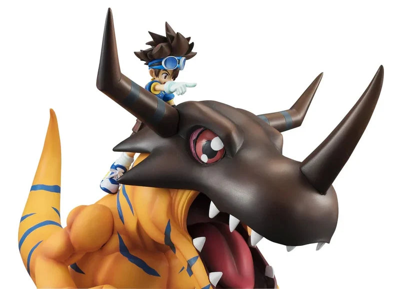 Figura Digimon Adventure Greymon & Taichi Yagami - Series MEGAHOUSE