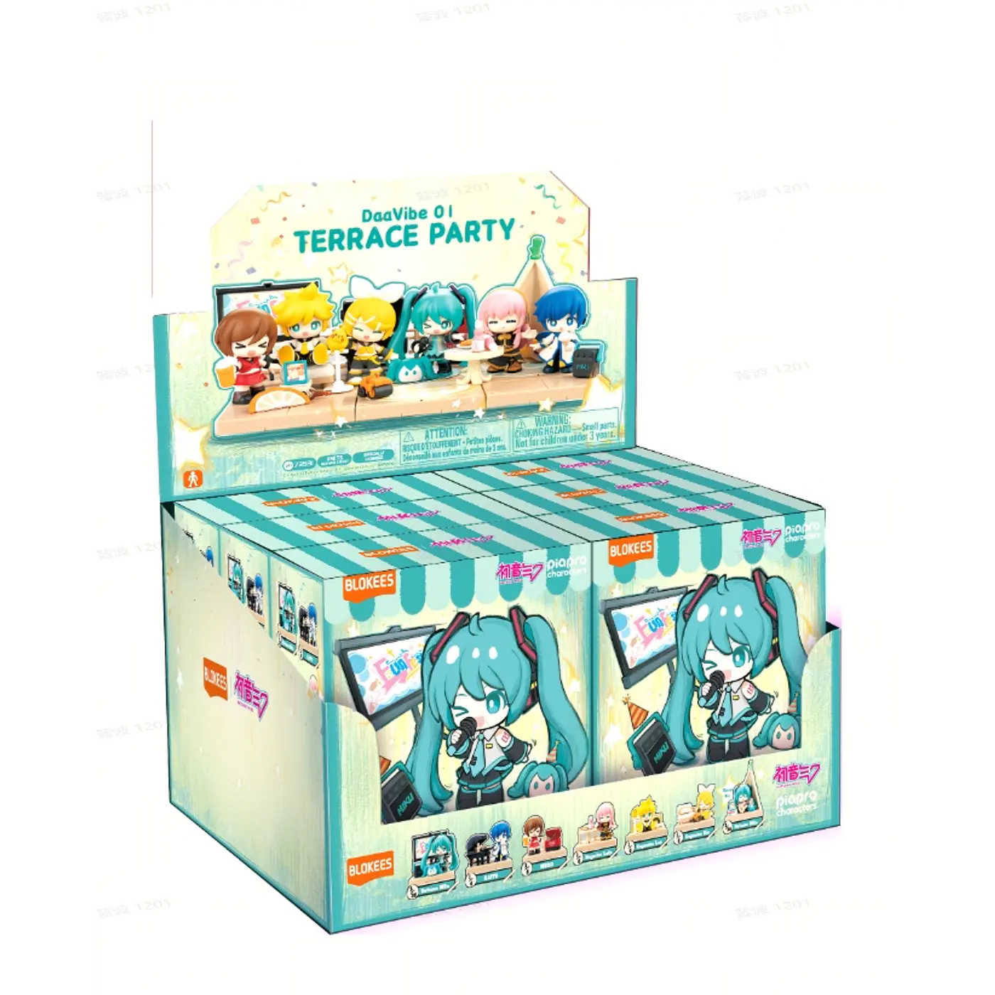Blokees Figures - Hatsune Miku DaaVibe 01 Terrace Party - Figura Al Azar