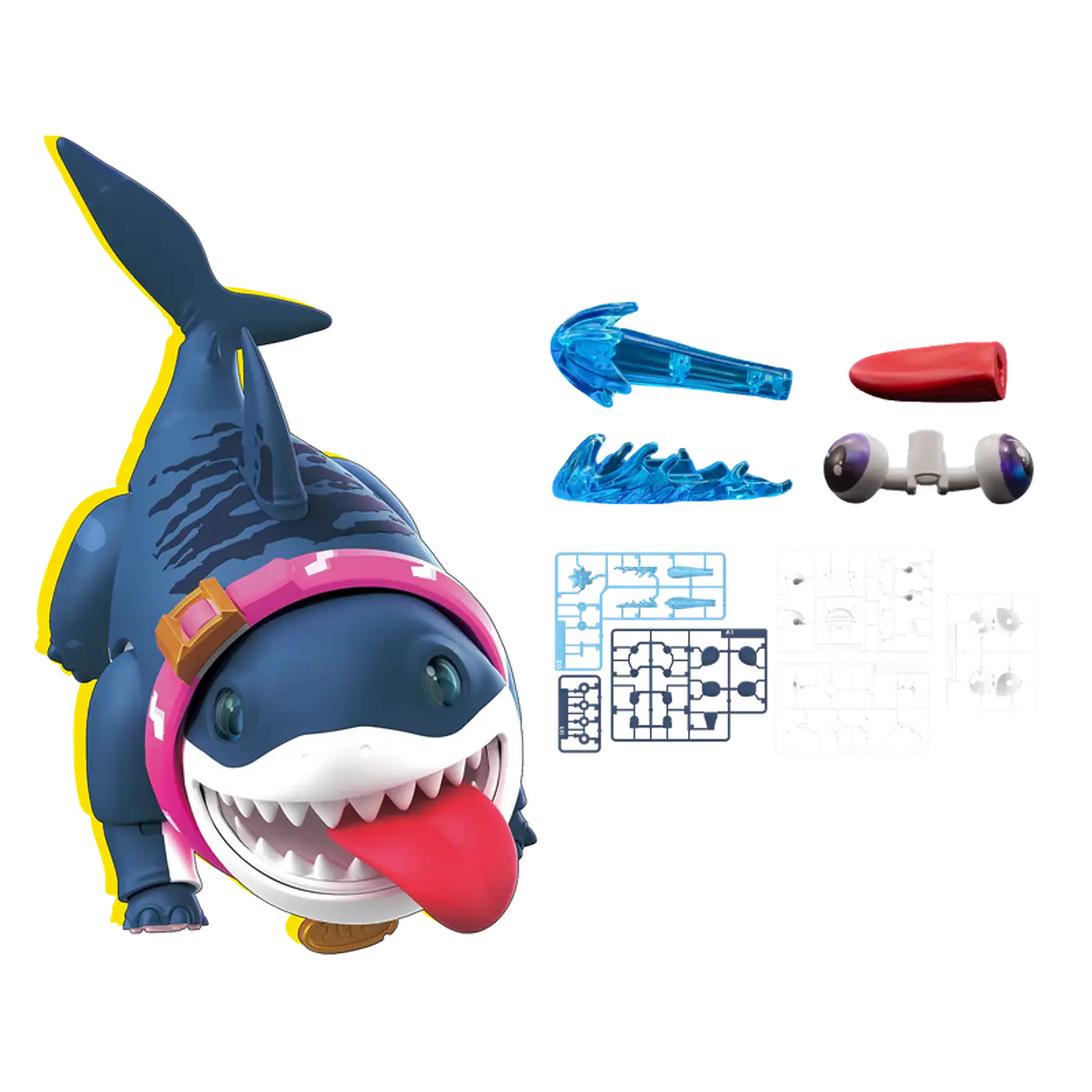 Figura Blokees Figures | Marvel | Rivals | Champion Class 12 | JEFF THE LAND SHARK™