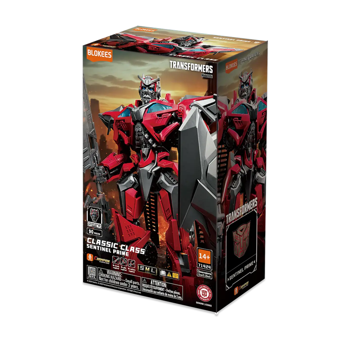 Figura -Blokees Classic Class 24 -Dark of the Moon | Sentinel Prime