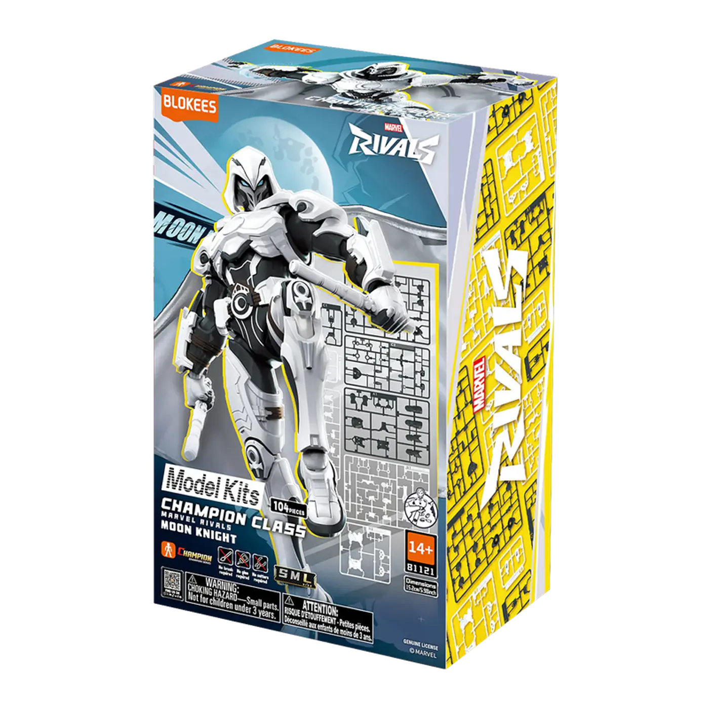 Figuras - Blokees Figures  Marvel  Rivals  Champion Class 10 - MOON KNIGHT™