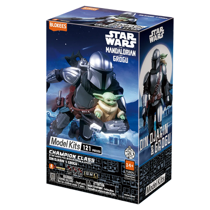 Figura Blokees Star Wars | Champion Class | CC05 | Din Djarin & Grogu