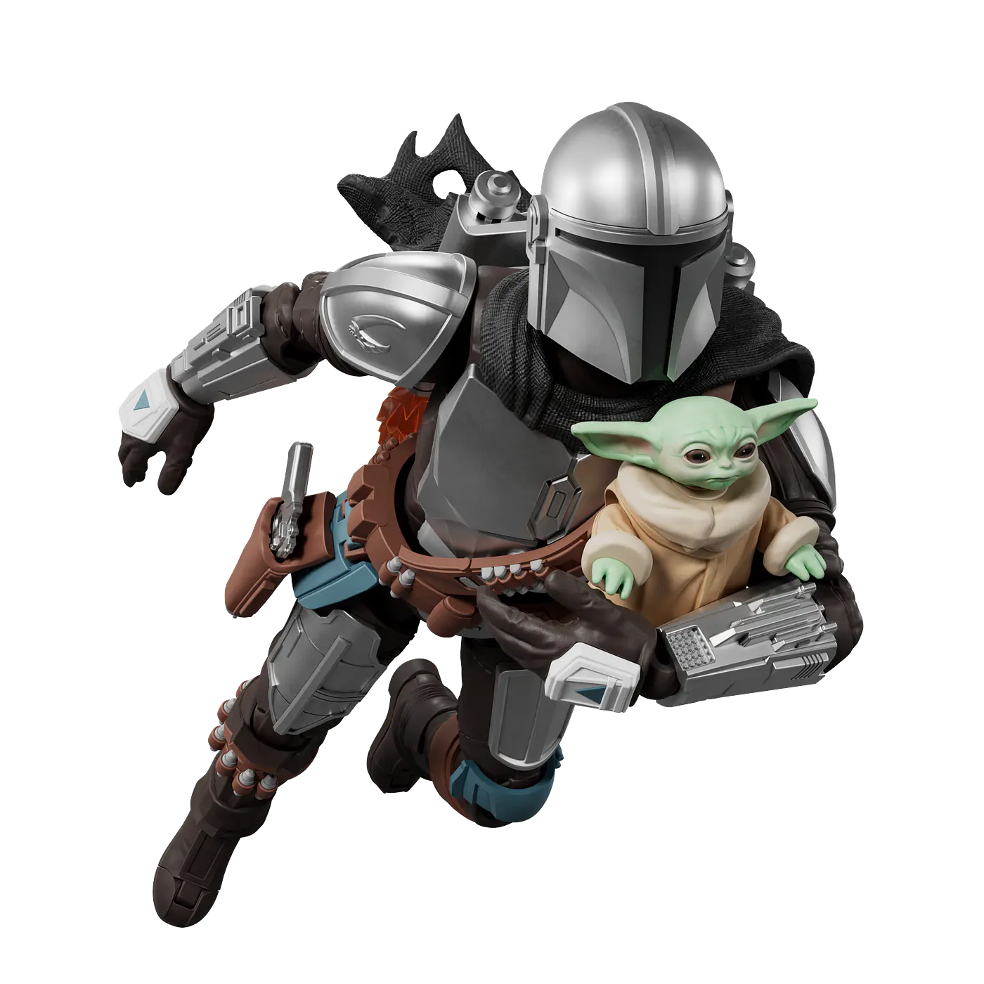 Figura Blokees Star Wars | Champion Class | CC05 | Din Djarin & Grogu