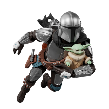 Figura Blokees Star Wars | Champion Class | CC05 | Din Djarin & Grogu