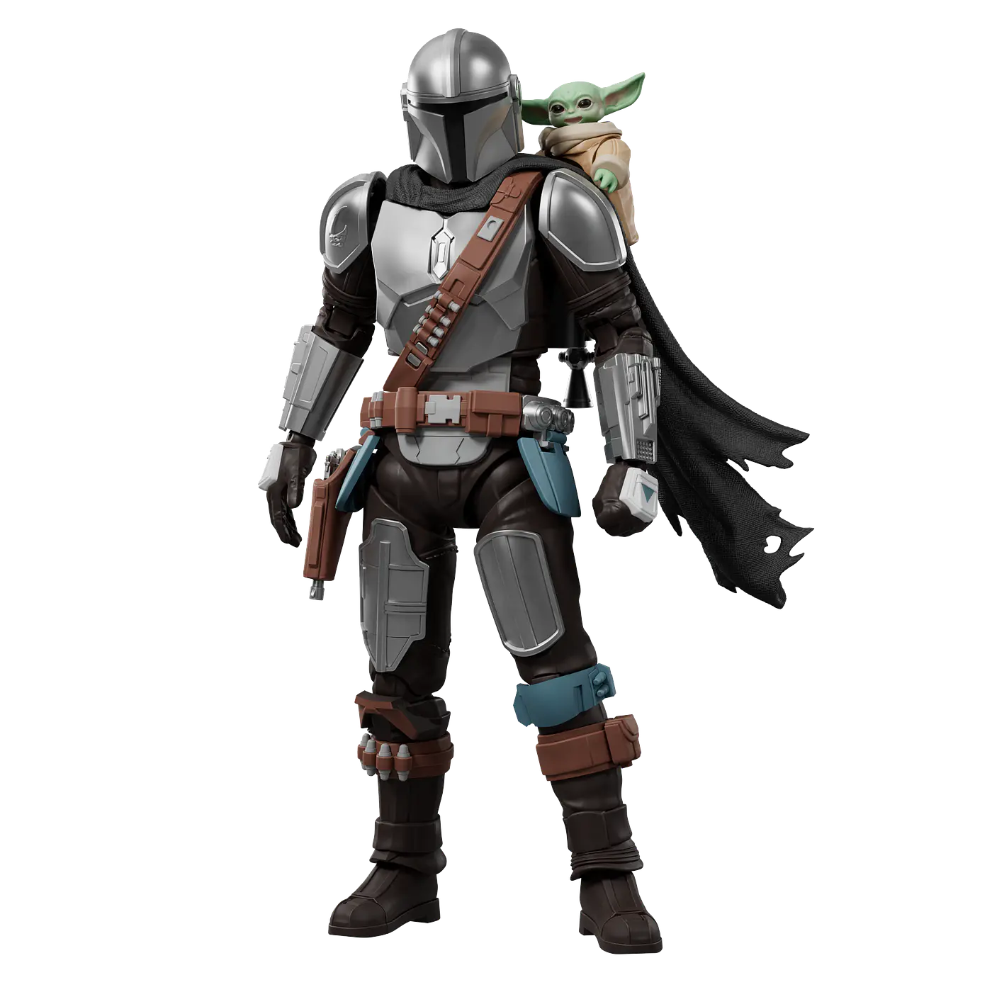 Figura Blokees Star Wars | Champion Class | CC05 | Din Djarin & Grogu