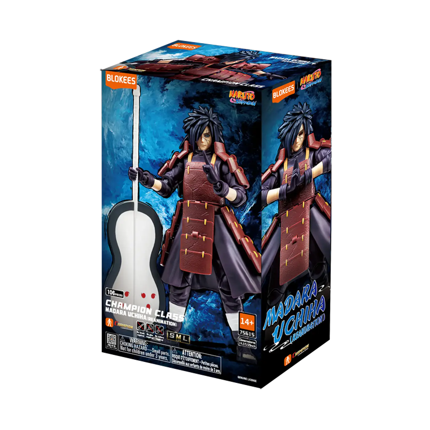 Figura Blokees  Naruto Shippuden | Champion Class 05 | Madara Uchiha