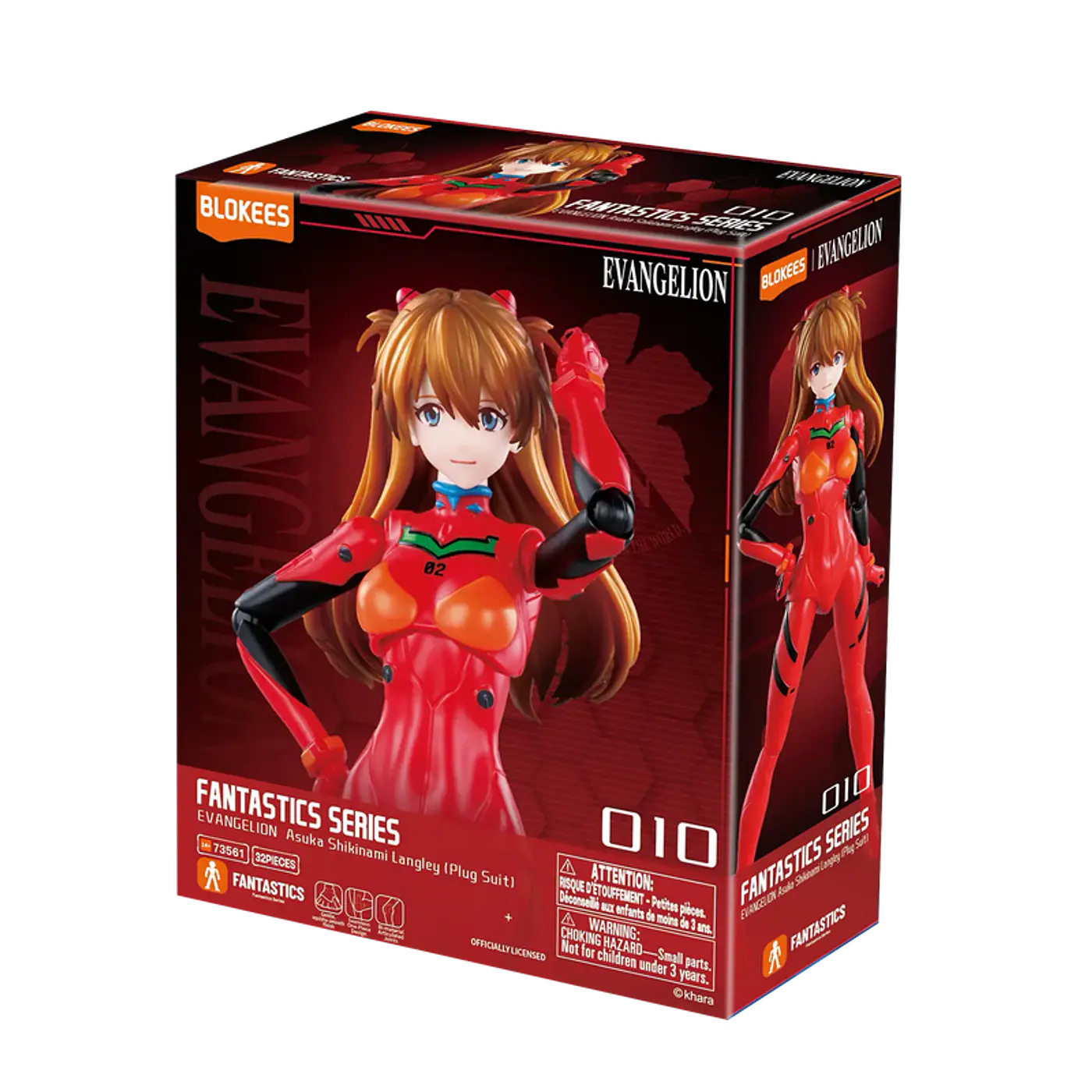 Figura Blokees | Evangelion Fantastics Series | 03 Asuka Shikinami Langley