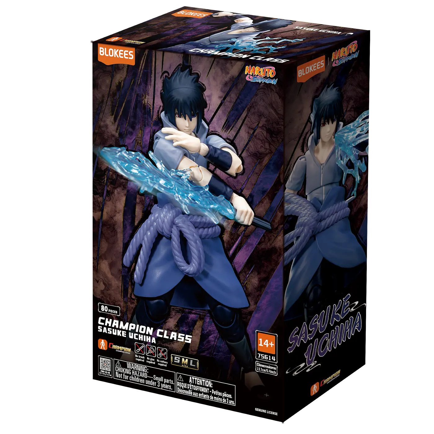 Figura Blokees  Naruto Shippuden | Champion Class 04 | Sasuke Uchiha
