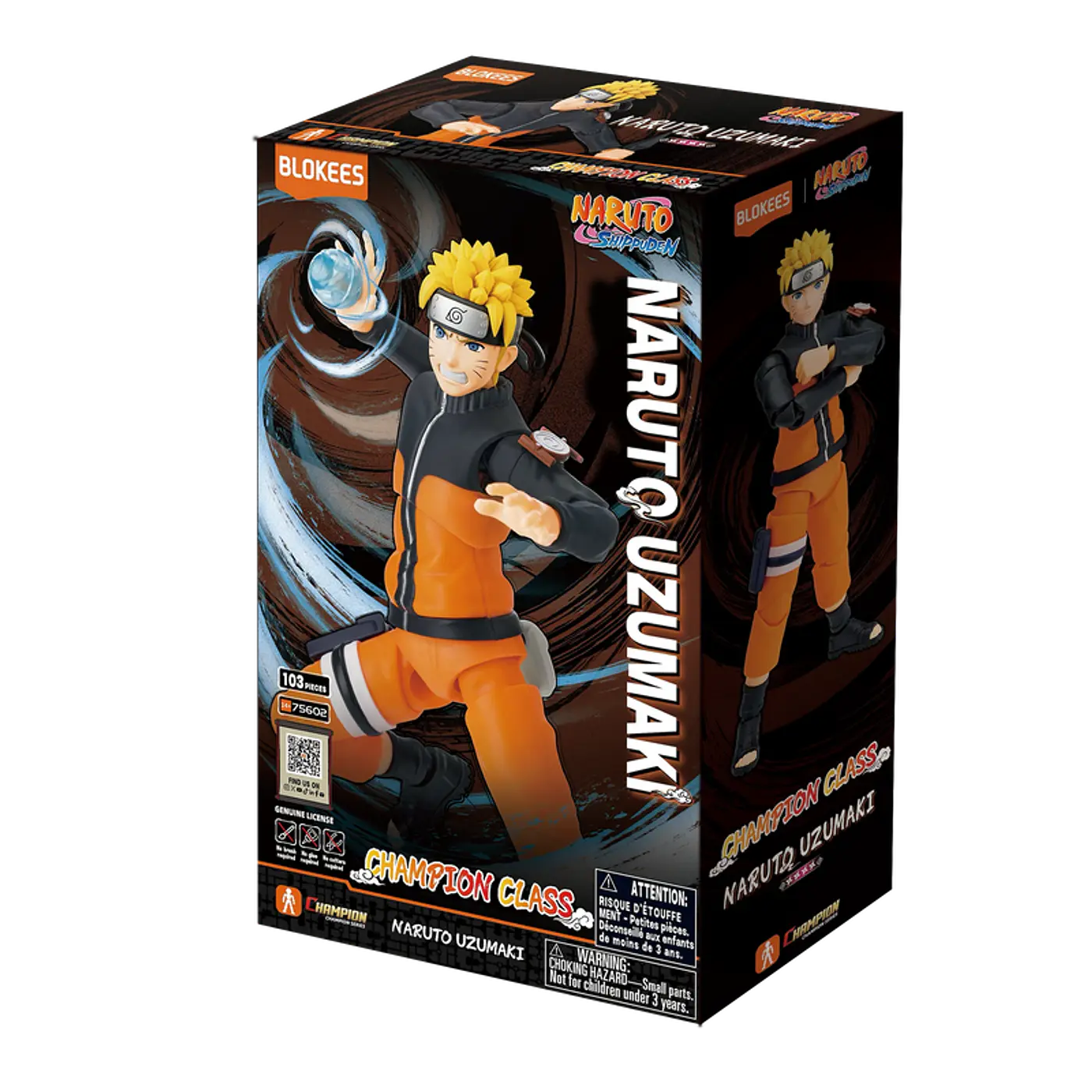 Figura Blokees Naruto Shippuden | Champion Class 02 | Naruto Uzumaki