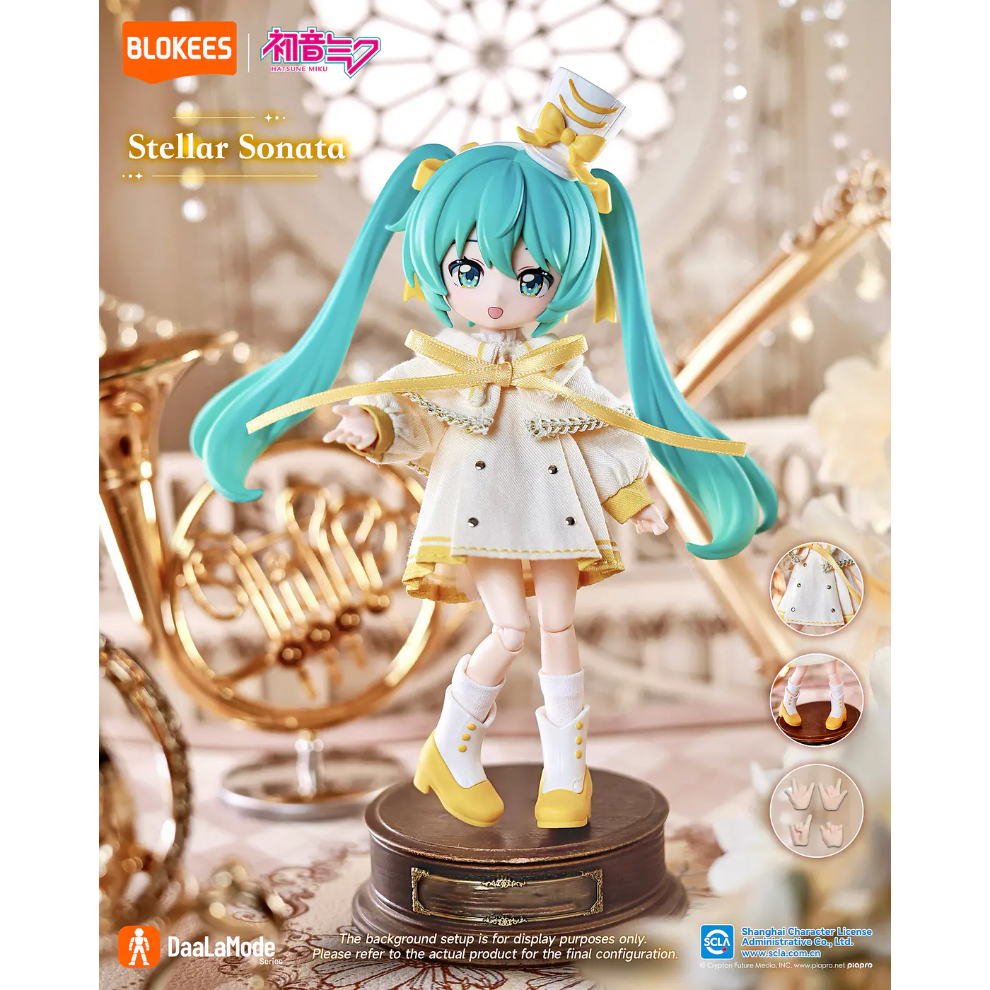 Figura Blokees  Hatsune Miku | DaaLaMode Series 01 Sonata Prologue | Caja 6 Figuras Al Azar