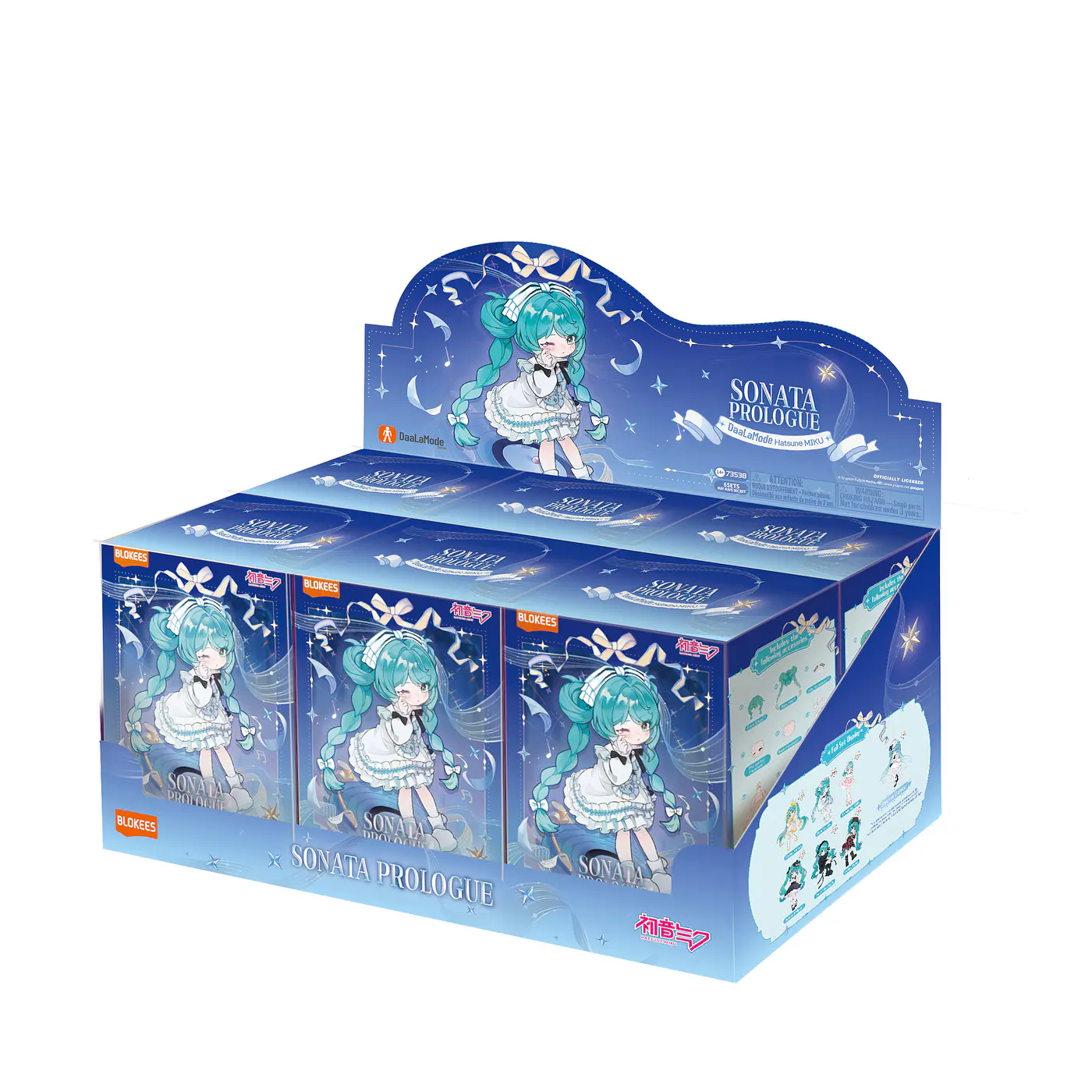 Figura Blokees  Hatsune Miku | DaaLaMode Series 01 Sonata Prologue | Caja 6 Figuras Al Azar
