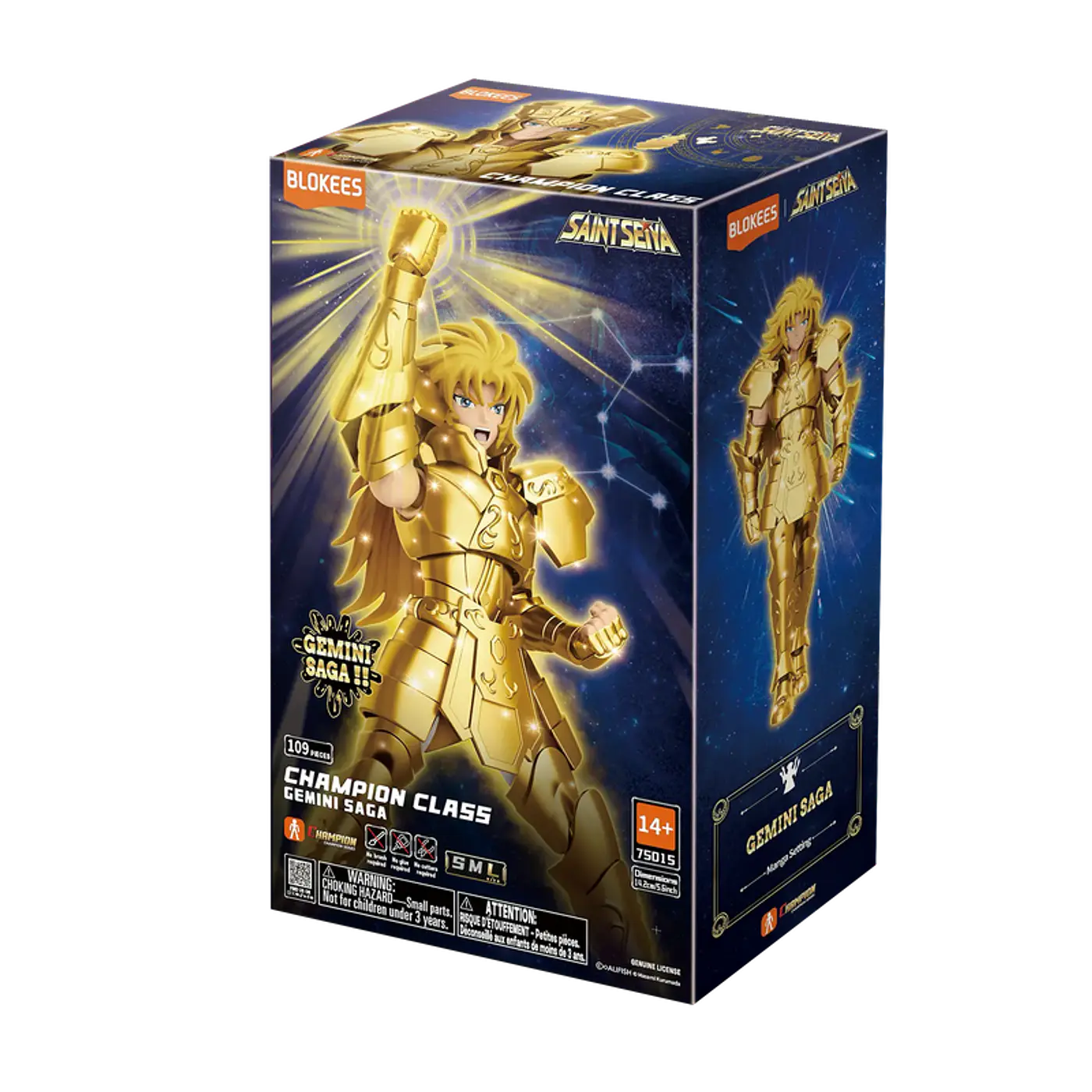 Figura Blokees Saint Seiya | Champion Class  Gemini Saga