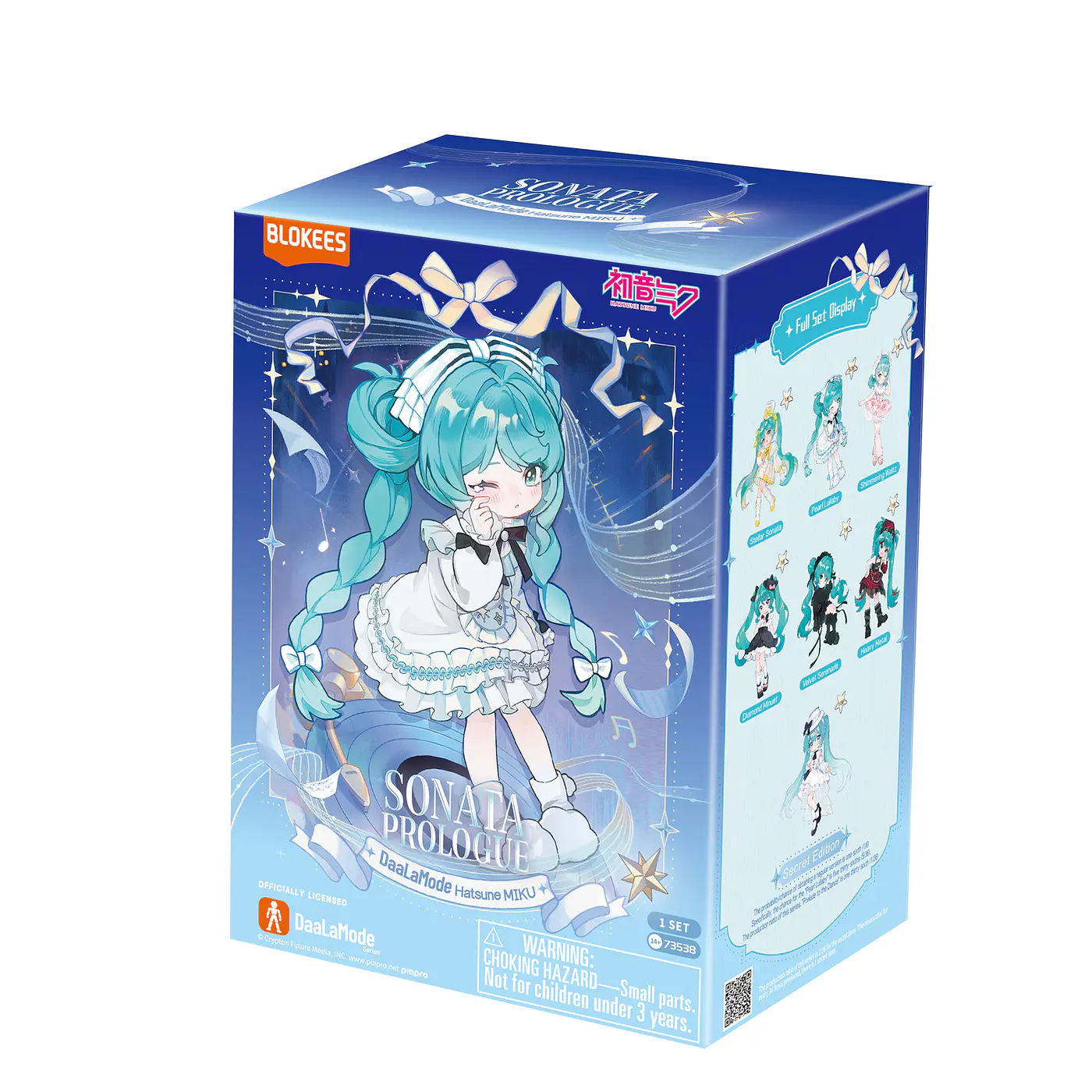 Figura Blokees  Hatsune Miku | DaaLaMode Series 01 Sonata Prologue | Caja 6 Figuras Al Azar