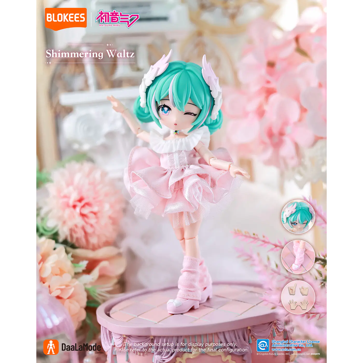 Figura Blokees  Hatsune Miku | DaaLaMode Series 01 Sonata Prologue | Caja 6 Figuras Al Azar