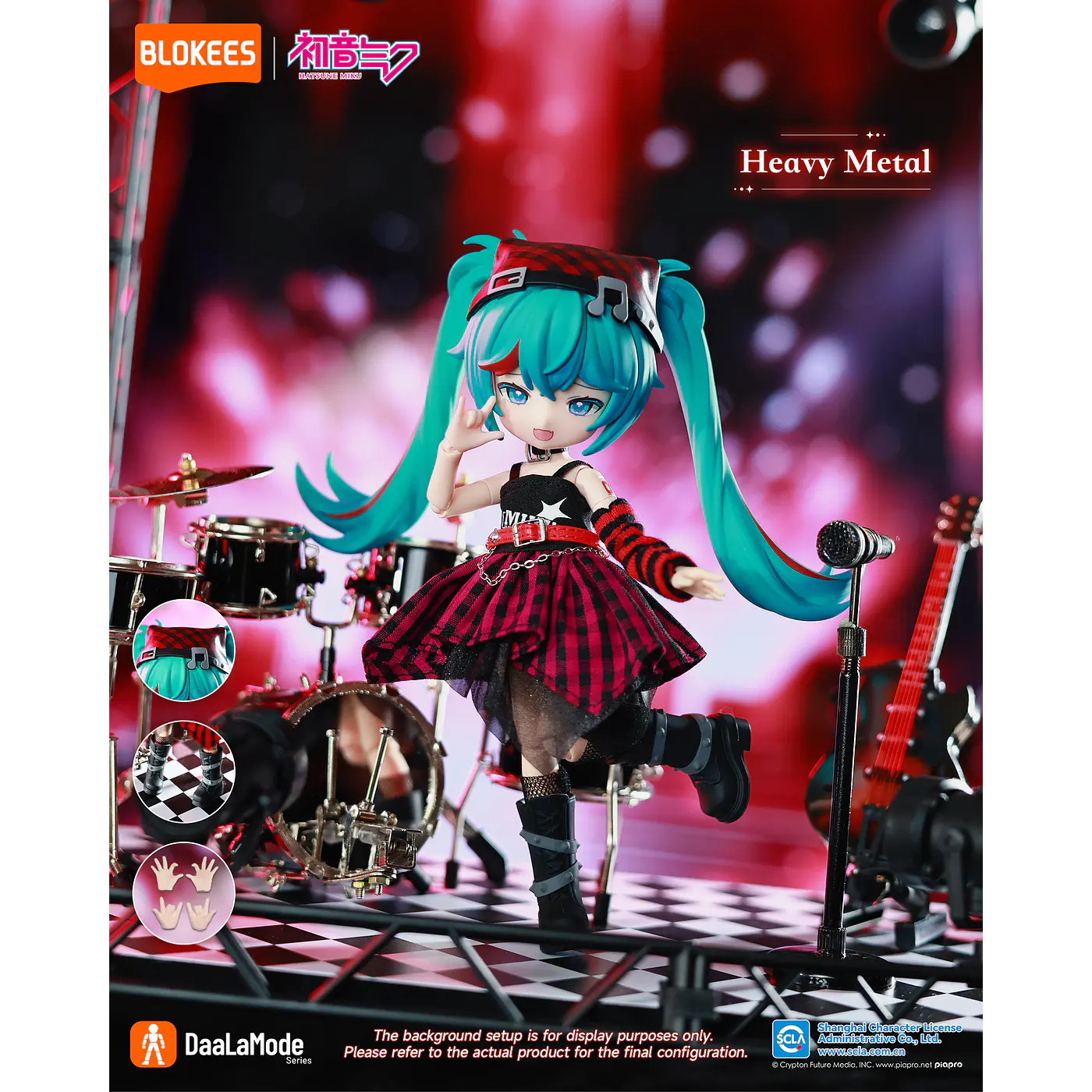Figura Blokees  Hatsune Miku | DaaLaMode Series 01 Sonata Prologue | Caja 6 Figuras Al Azar