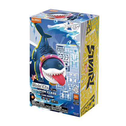 Figura Blokees Figures | Marvel | Rivals | Champion Class 12 | JEFF THE LAND SHARK™