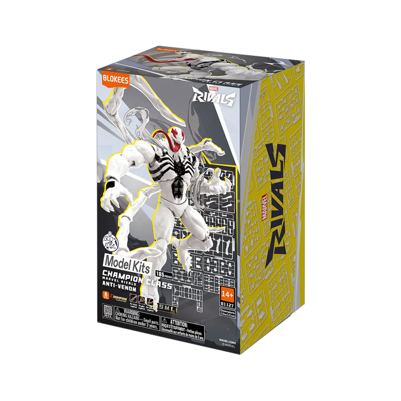Figura Blokees Figures Marvel  Rivals - Champion Class 15 | ANTI-VENOM
