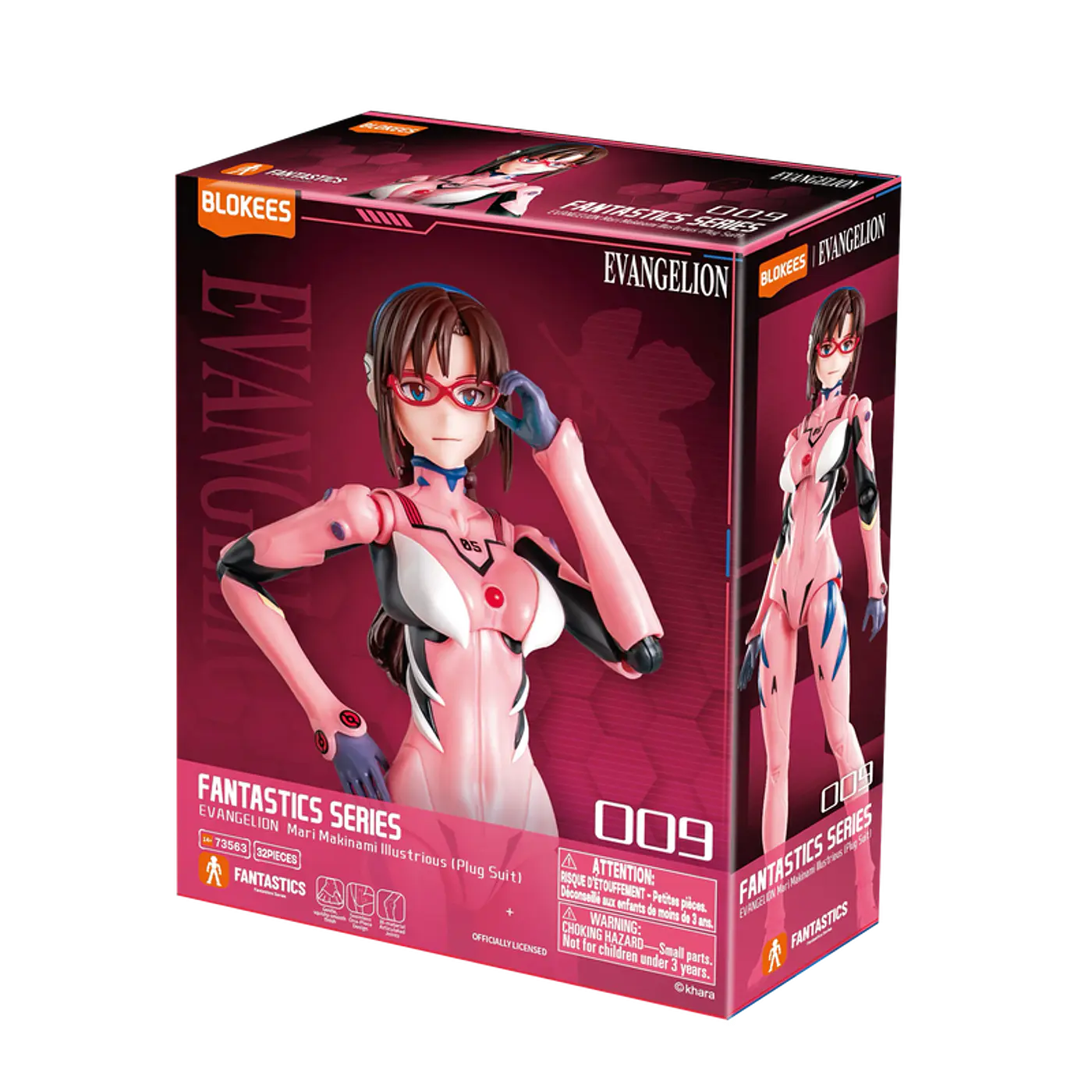 Figura Blokees | Evangelion Fantastics Series | 02 Mari Makinami Illustrious