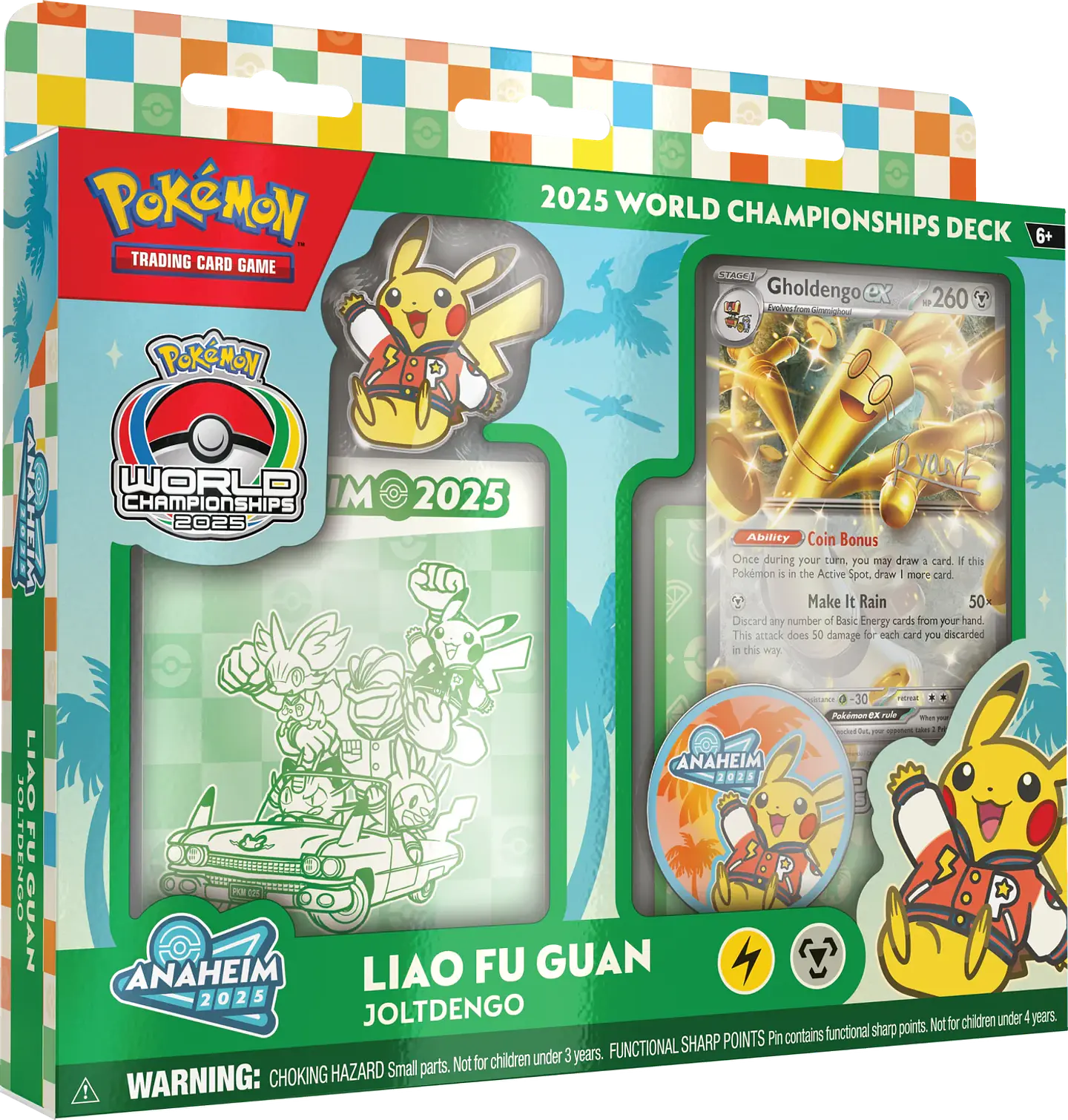 Pokémon Mazo  Liao Fu Guan - World Championships Decks 2025 Anaheimv Ingles