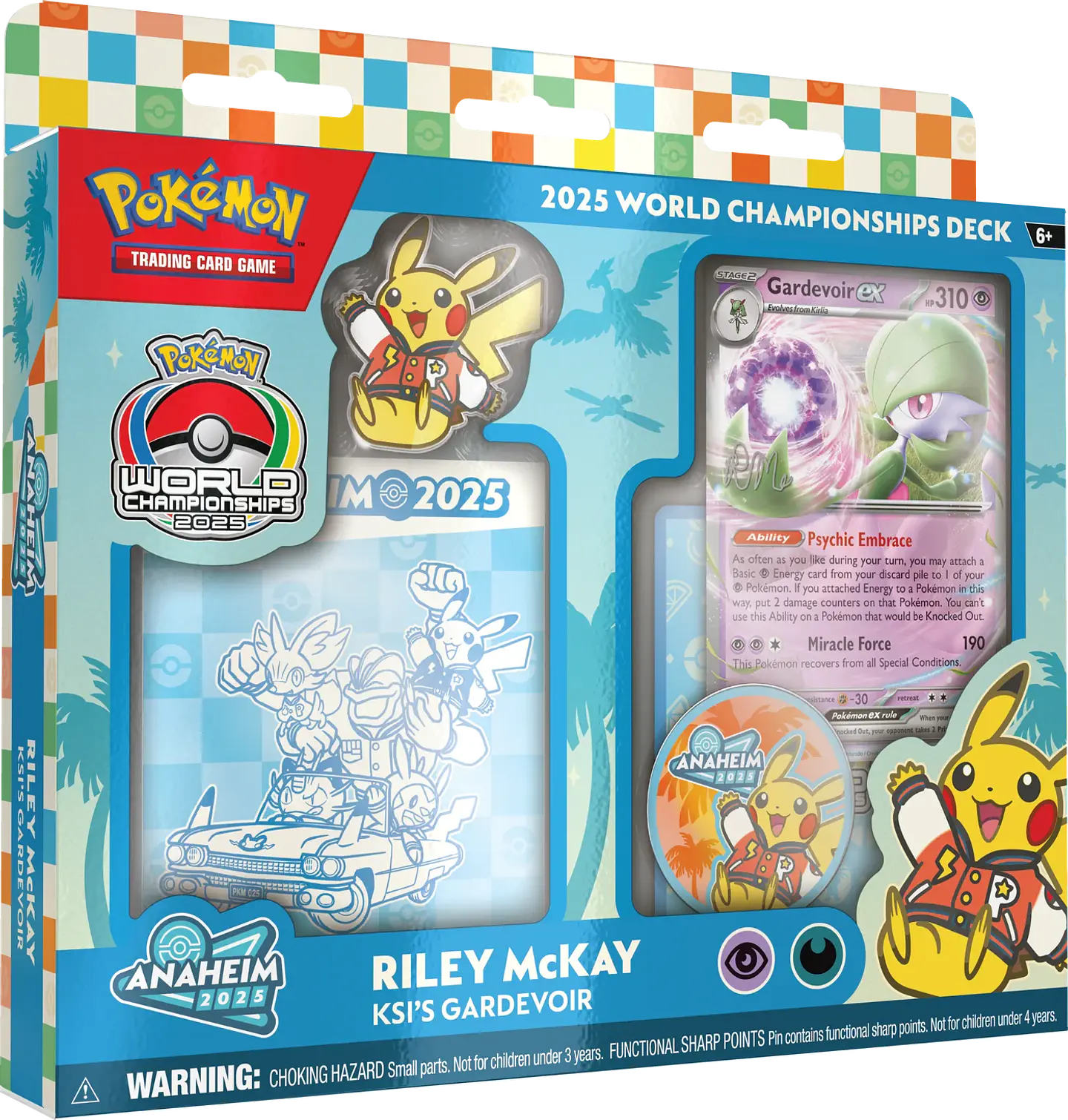 Pokémon Mazo Riley McKay- World Championships Decks 2025 Anaheimv Ingles