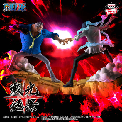 Figura Banpresto One Piece - Monkey D. Garp & Aokiji - Senkou Zekkei