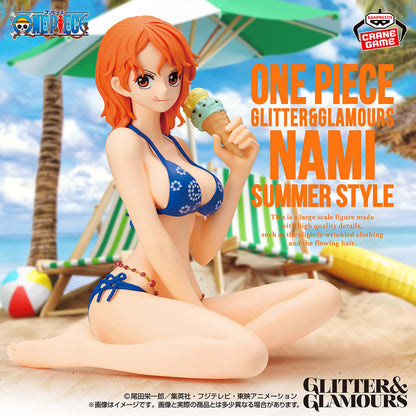 Figura Banpresto - One Piece / GLITTER&GLAMOURS-NAMI SUMMER STYLE