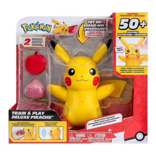 Figura Pokemon de Pikachu 11.5 Cm Luces, Sonidos, Articulado