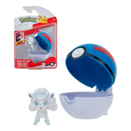 Figura Pokemon Vulpix Alola + Poke Ball