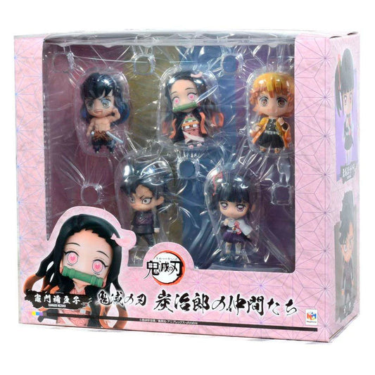Figura Megahouse Tanjiro y Amigos Set de 5 personajes