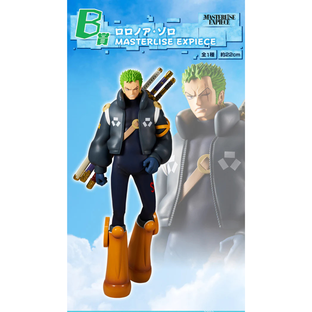Figura Ichiban Kuji Zoro Roronoa Masterlize Experiencia