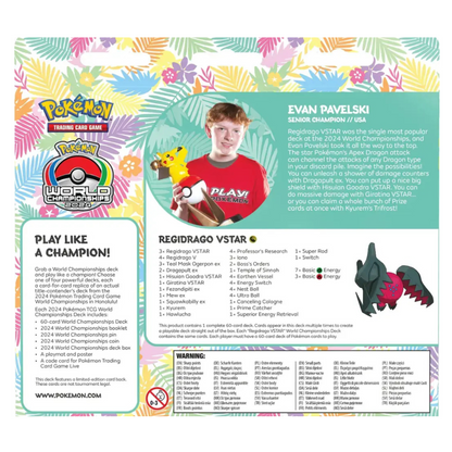 Mazo Pokemon World Championship Deck 2024