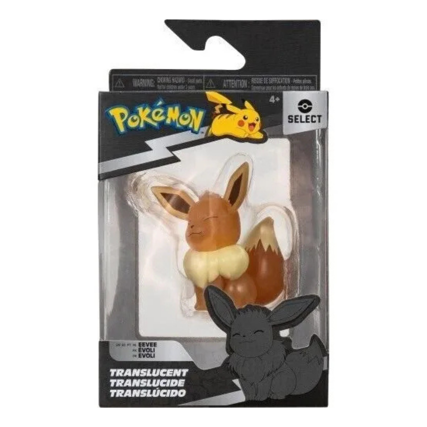 Figura Eeve Traslucido Pokemon